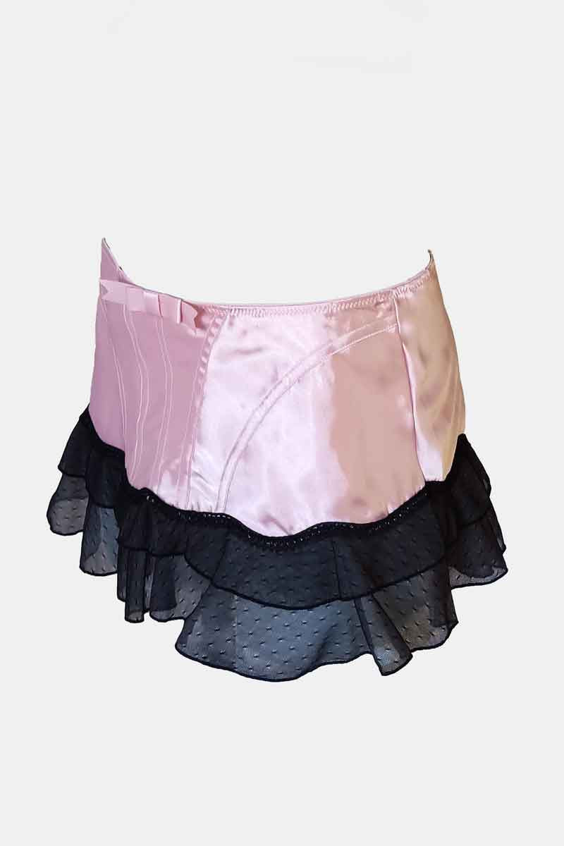 wonders satin doll micro mini jupe