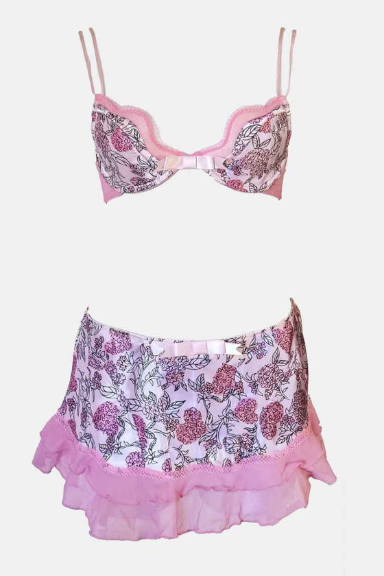 wonders satin doll micro mini jupe
