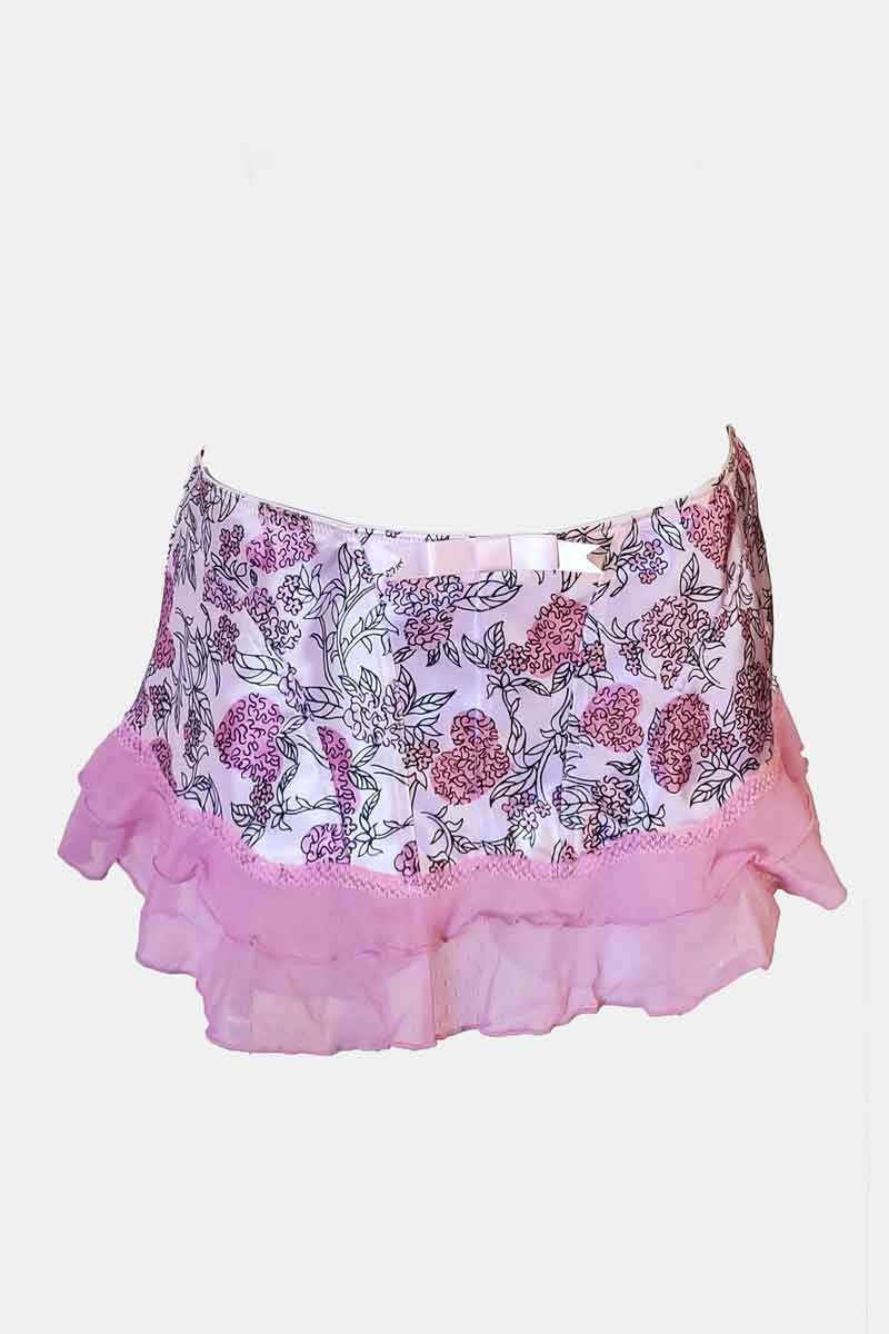 wonders satin doll micro mini skirt