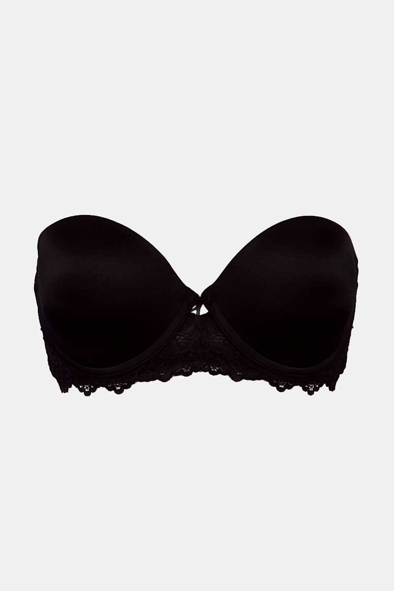 wonders caress too push up strapless bra