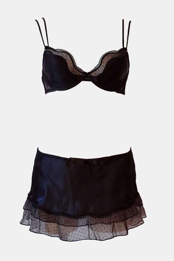 wonders satin doll micro mini jupe