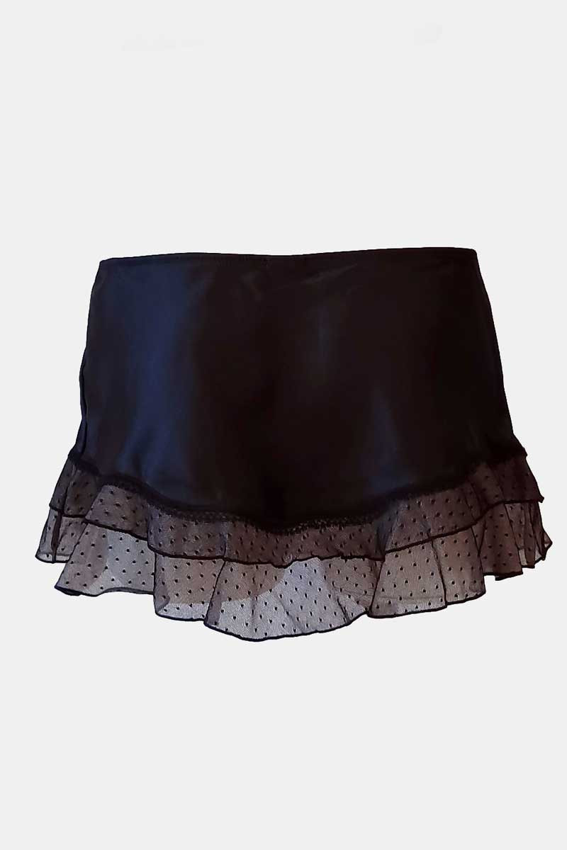 wonders satin doll micro mini jupe