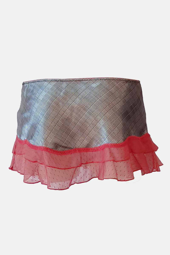 wonders satin doll micro mini jupe