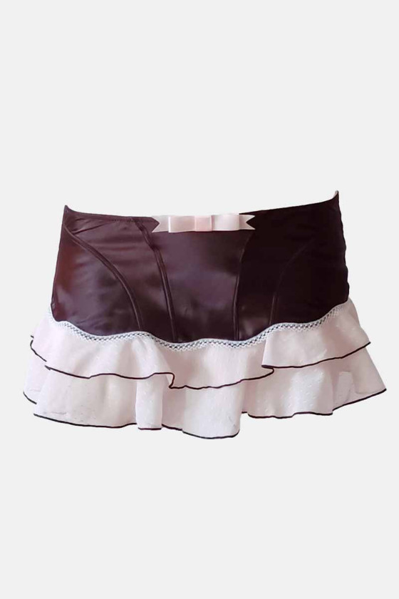 wonders satin doll micro mini skirt