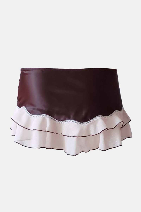 wonders satin doll micro mini jupe