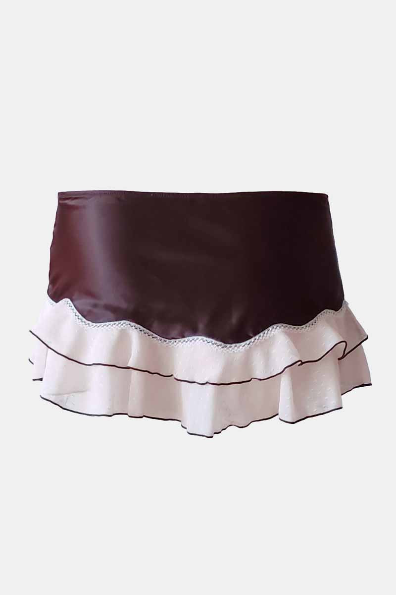 wonders satin doll micro mini skirt