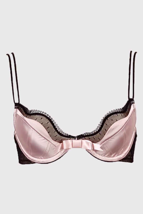 wonders satin doll push up bra
